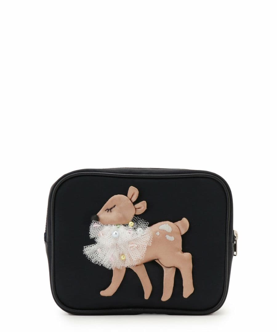 美品 LUDLOW foxウエストポーチ フォックスファー ボディーバッグ