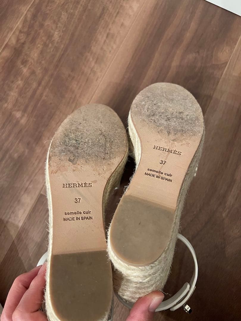 ユッピー様専用 エルメスHERMES エスパドリーユ サンダル - メルカリ