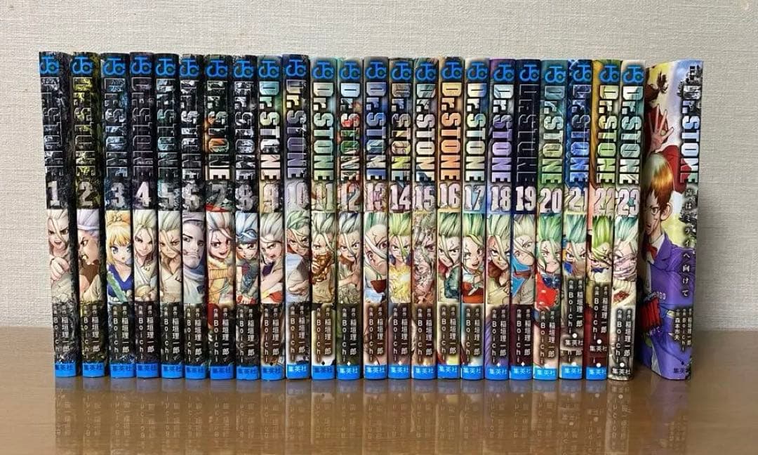 Dr.STONE 1~23巻+『声は未来に向けて(小説)』セット Amazon.co.jp: Dr.STONE 声はミライへ向けて (JUMP j BOOKS) : 稲垣