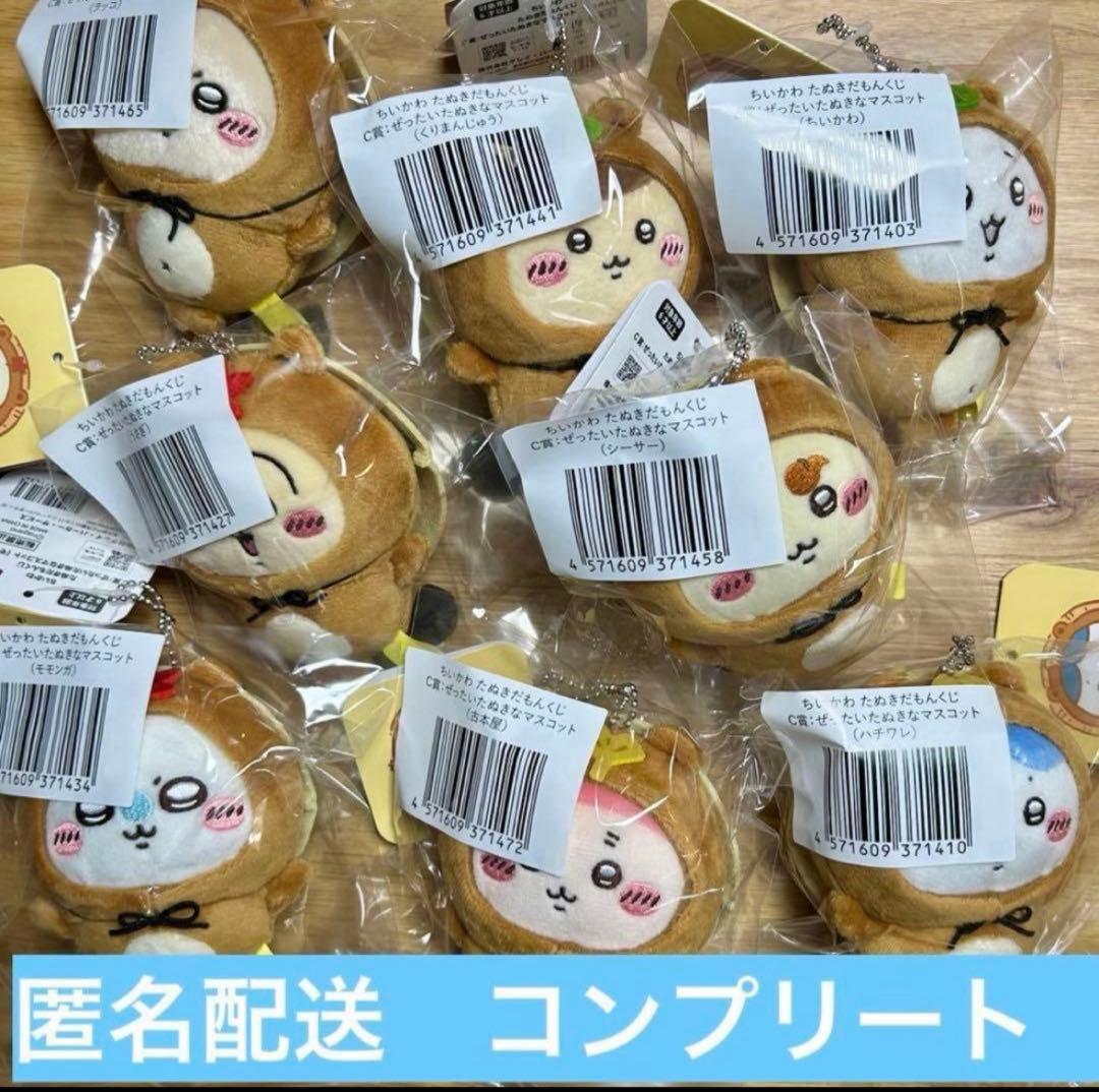 コンプリート たぬきだもん C賞 マスコット 8種セット ちいかわ くじ