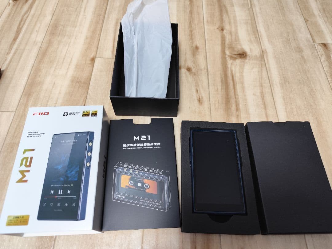 fiio m21 デジタルオーディオプレイヤー　DAP FiiO（フィーオ） FIIO M21 Dark Blue Titanium Gold FIO-M21-L FIO