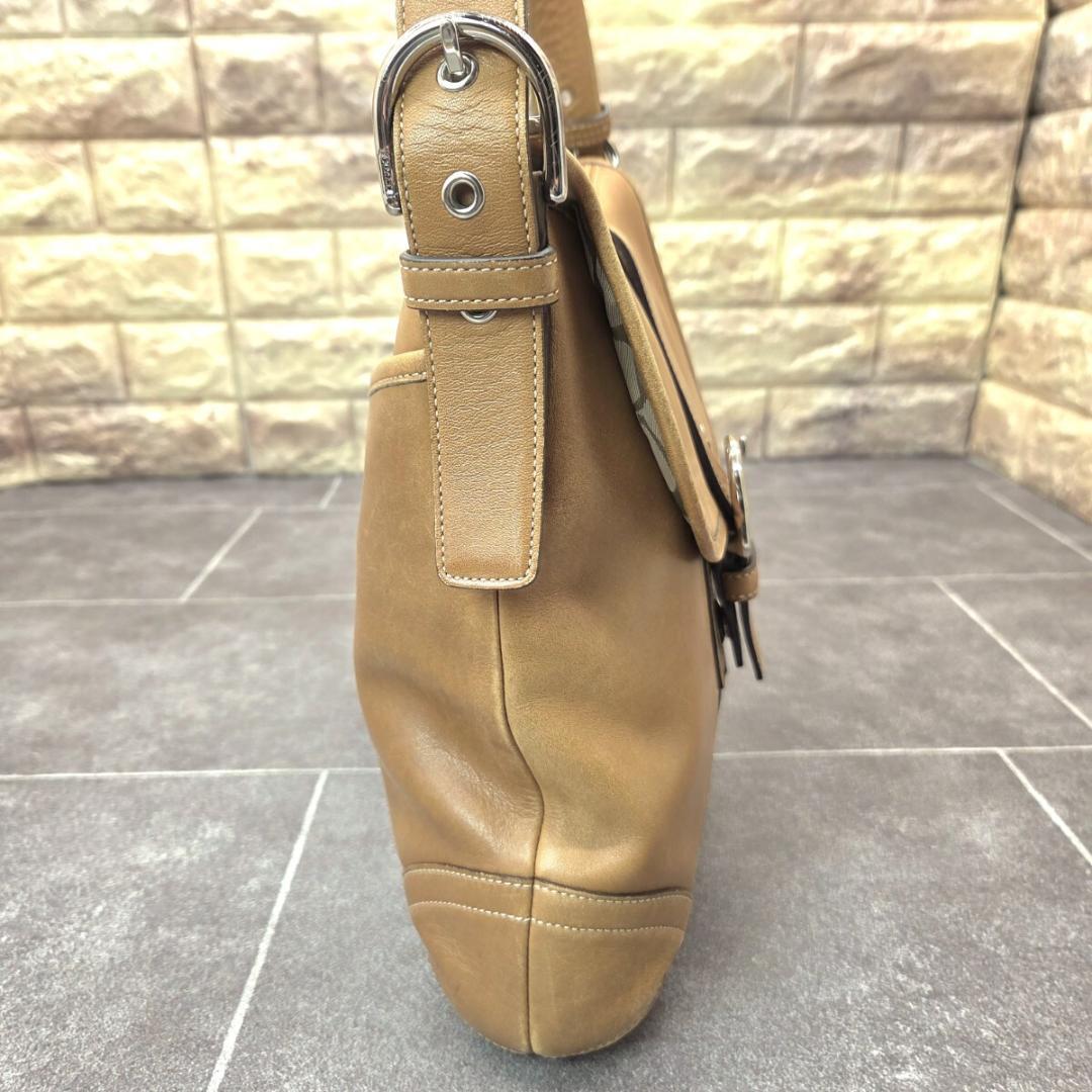 COACH オールドコーチ ソーホー ショルダーバッグ レザー キャメルの