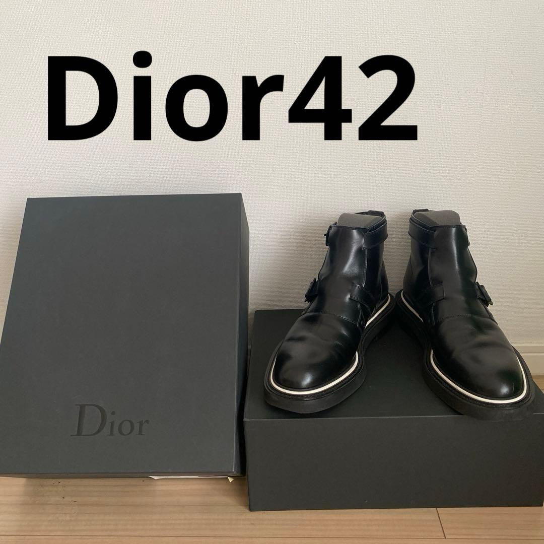【匿名配送】DIOR HOMMEメンズブーツ42（27cm程度） 楽天市場】ディオールオム DIOR HOMME メンズ 靴 ブーツ レザーブーツ