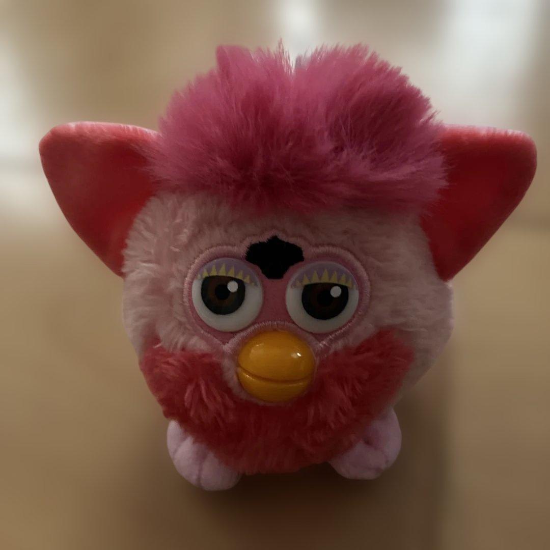 ファービー レトロファービー ぬいぐるみ マスコット ピンクフラミンゴ