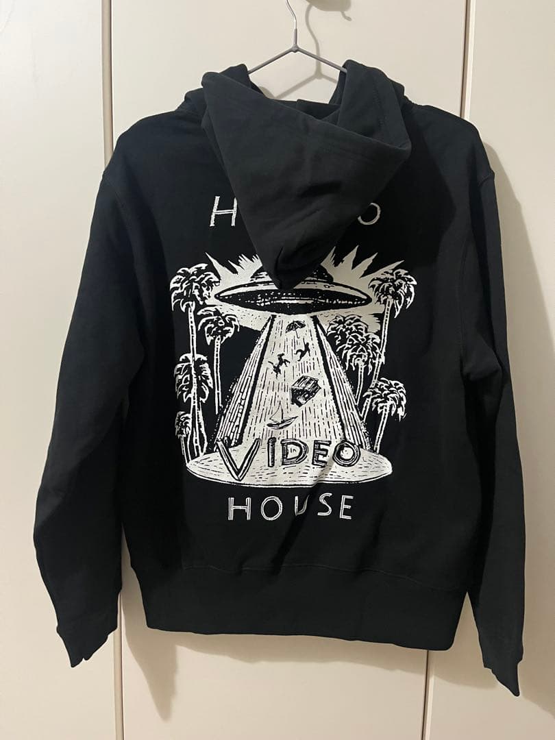 HOSONO VIDEO HOUSE フーディ ブラック　Sサイズ