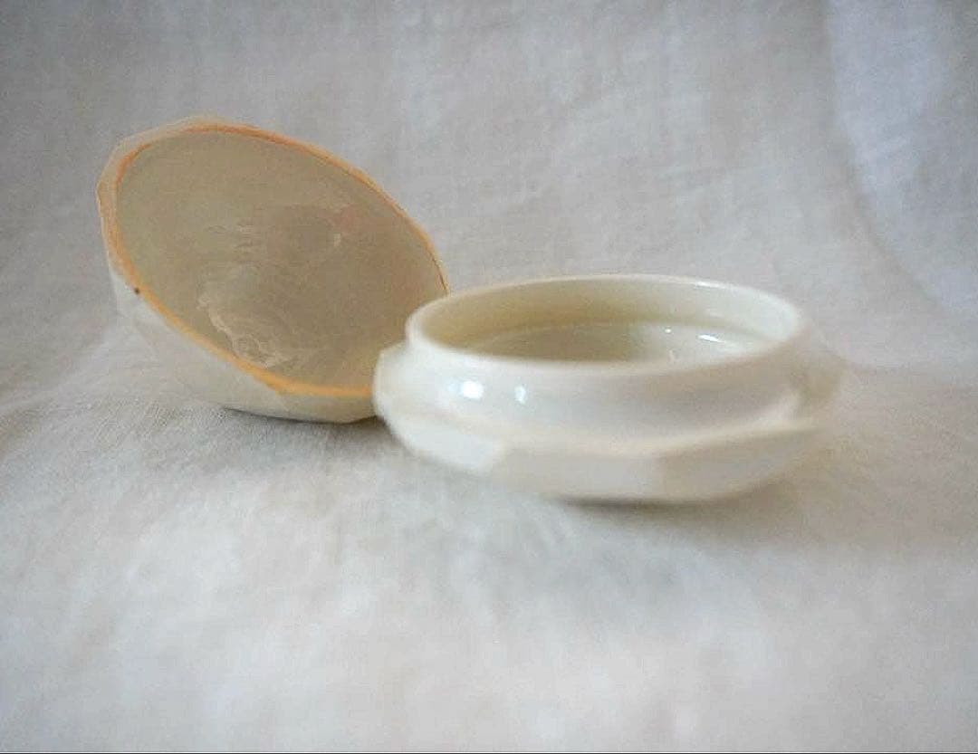 中里花子_ 蓋物 ダイアモンド 塩入れ