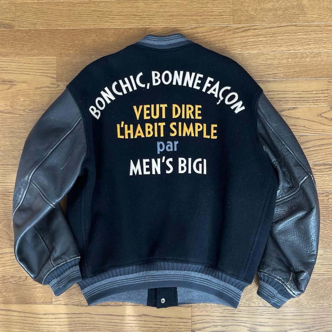 MEN'S BIGI メンズビギ スタジャン 1985年100着限定 - メルカリ