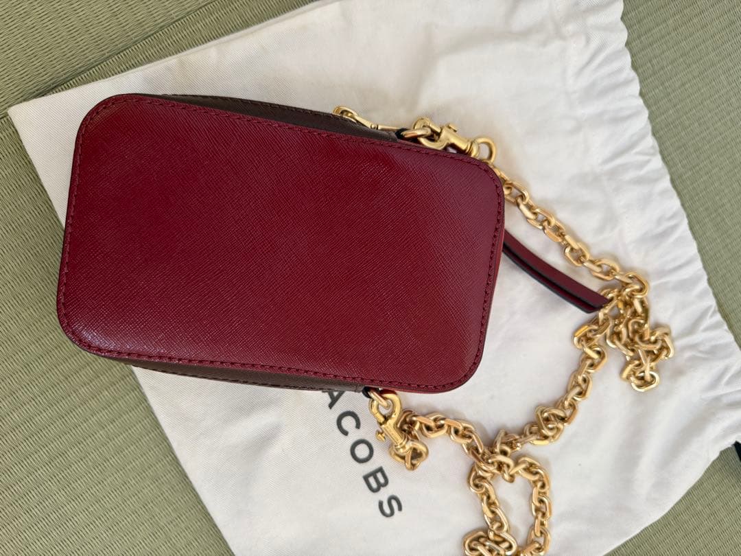 MARC JACOBS バーガンディ ショルダーバッグ