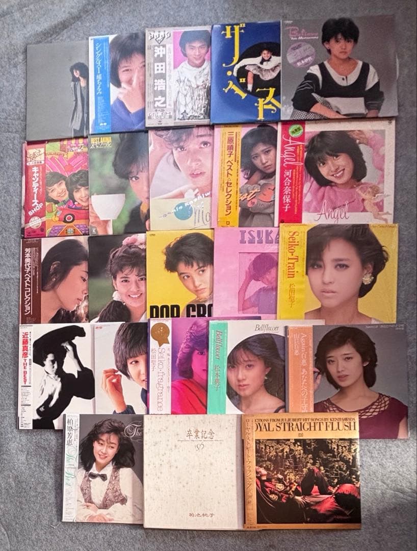 希少 80年代アイドル ベストアルバム LP まとめ セット - メルカリ