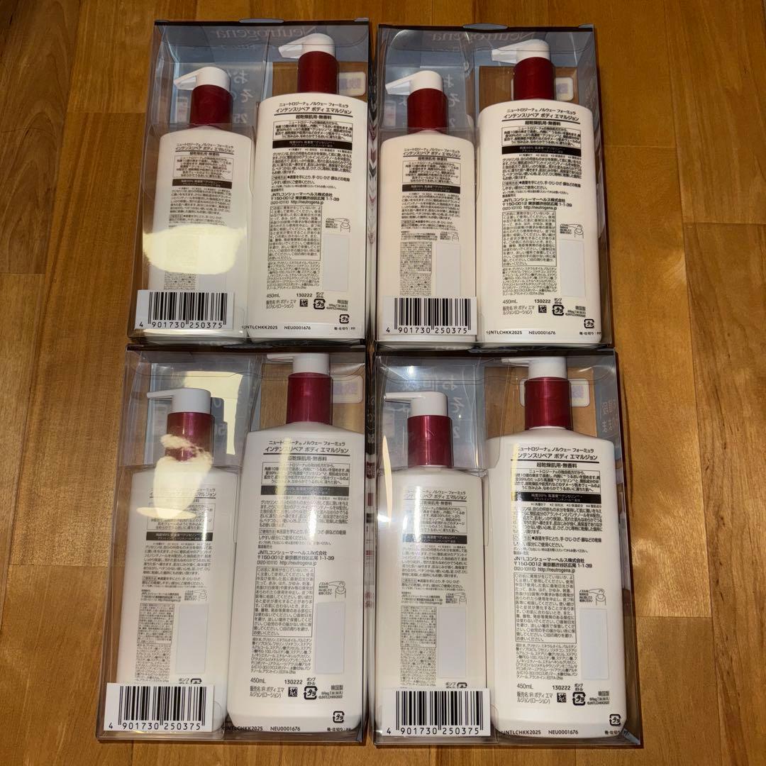 Neutrogena 高保湿ローション450ml（250mlサイズ付） 4セット
