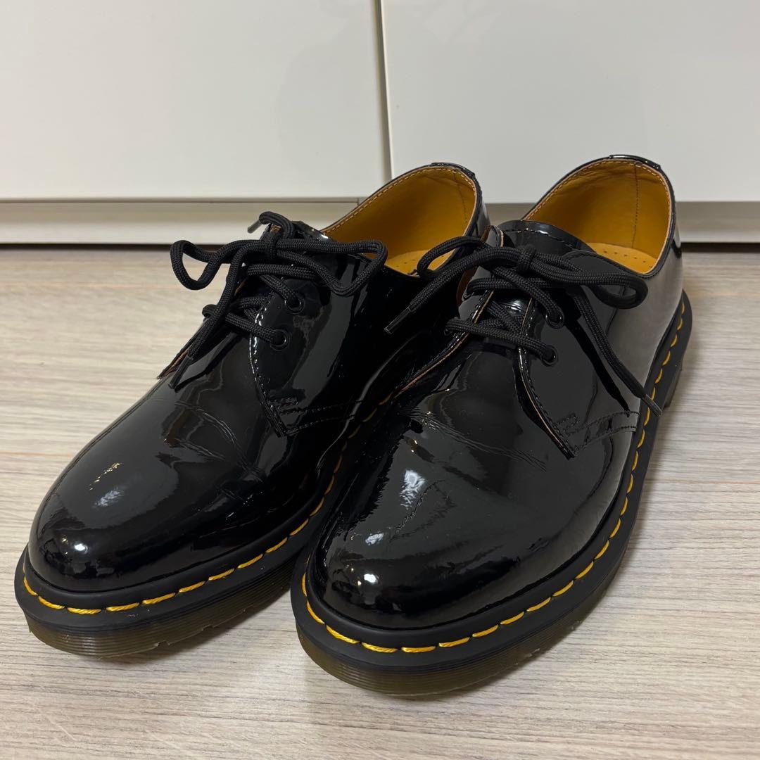 【美品】Dr.Martens 3ホール 1461 AW006 26.5~27cm 1461 ジップ ベックス ホワイトステッチ 3 ホール シューズ
