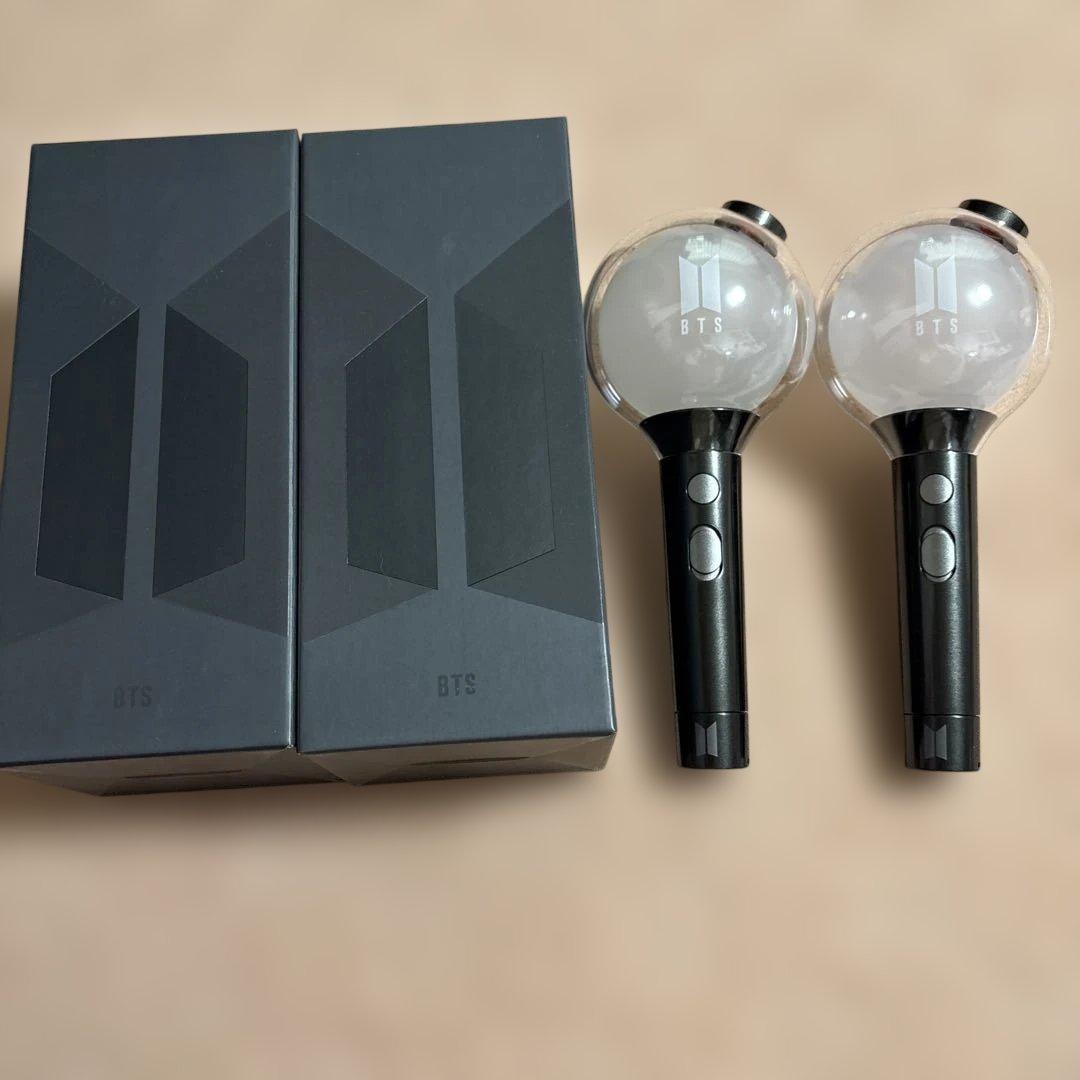 BTS アミボム　ver.3 2本セット 2個セットおまけ付きBTS アミボム ver.2 ver.3 セット トレカ付き