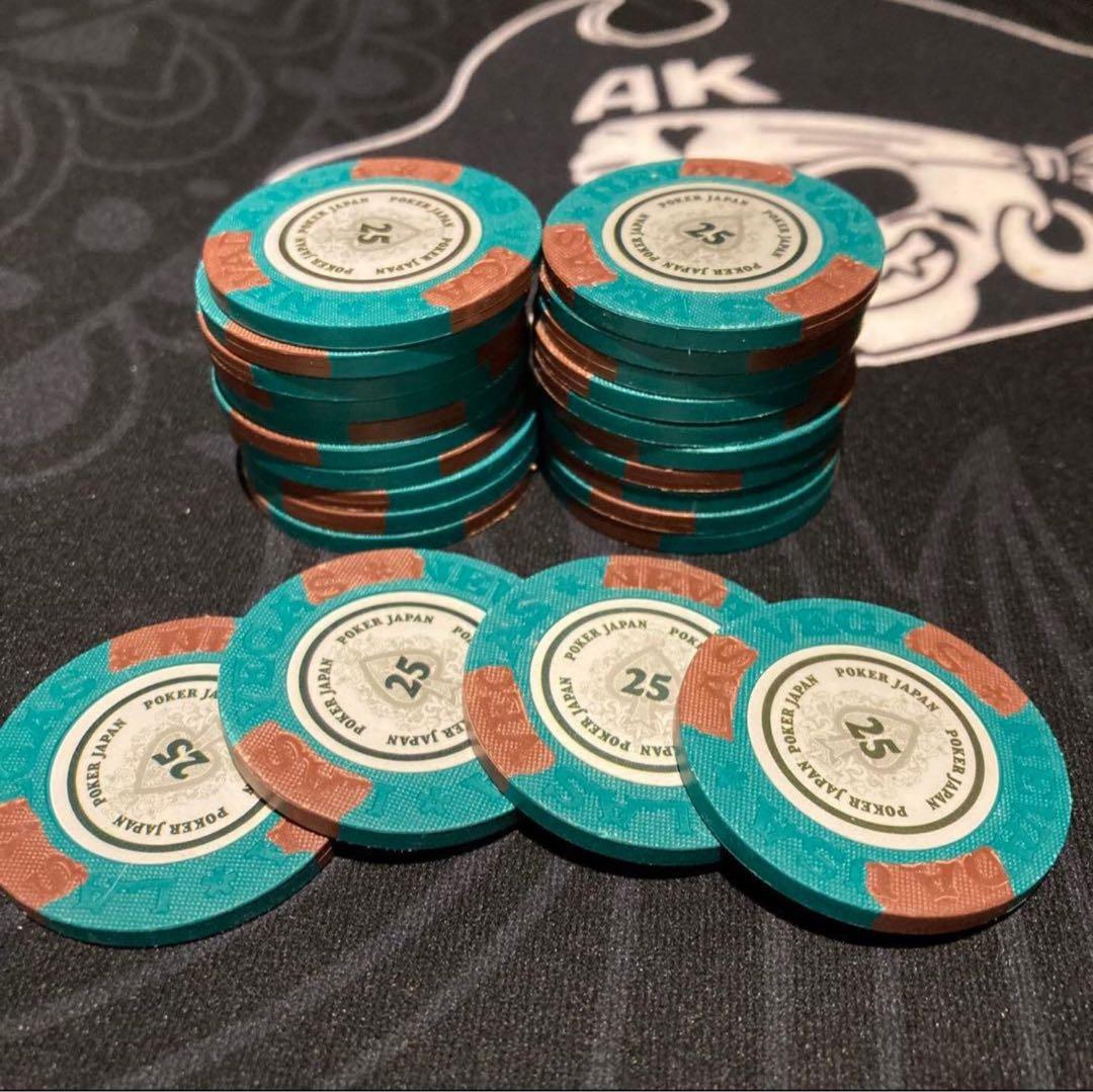 ラスベガスネバダ クレイポーカーチップ 新品 25枚セット - メルカリ