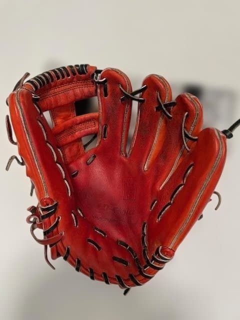 赤 レザー 硬式野球グローブハイゴールド 内野手用 ハイゴールド（Hi-Gold）（メンズ）硬式用グラブ 内野手用 野球