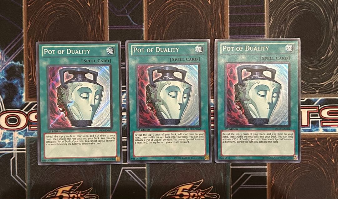 強欲で謙虚な壺 英語 英語版 1st シークレット 遊戯王 3枚セット