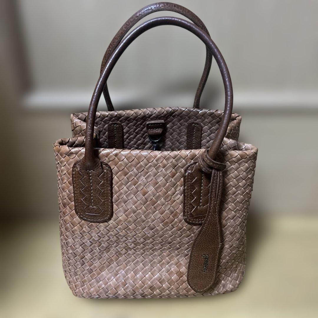 難あり ゲンテン ラストリコ(山羊革 メッシュ)トートバッグ - メルカリ