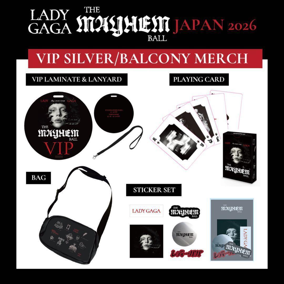 Lady Gaga VIP Silver グッズ おまけ付き - メルカリ