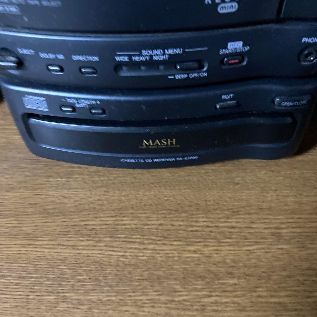 中古品Panasonic ミニコンポ カセットテープ CDプレーヤー ジャンク品