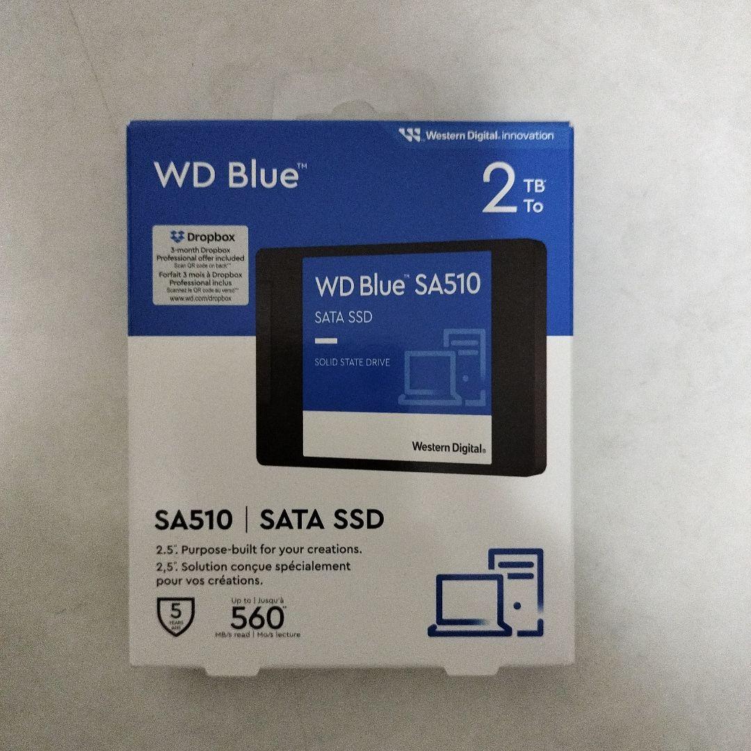 【新品未開封】WD Blue SA510 2TB SATA SSD 2.5インチ Amazon.com: Western Digital 2TB WD Blue SA510 SATA Internal Solid
