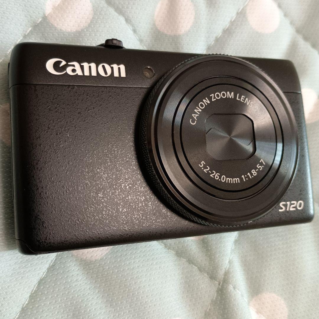 中古】PowerShot S120。レザーのケースとストラップ付 - メルカリ