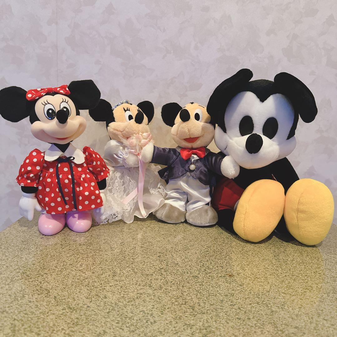 レトロ ミッキー・ミニー ぬいぐるみセット - メルカリ