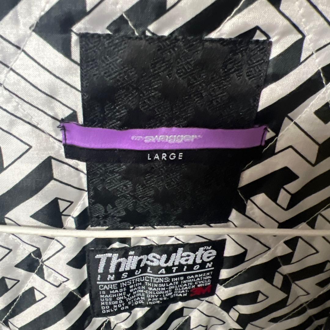 swagger Lサイズ スタジャン 刺繍ロゴ TKNY - メルカリ