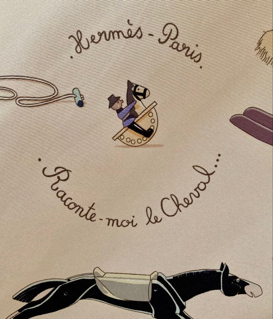 HERMES ロゴシャツブラウス マルジェラ期 『お馬の話をして