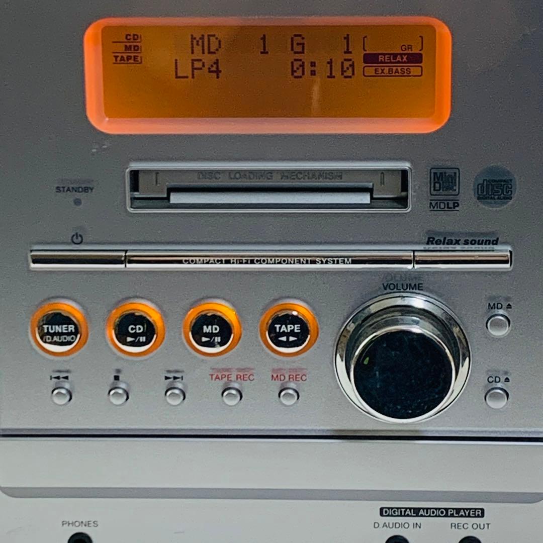 ケンウッド CD MD カセット ミニコンポ RXD-SZ3MD - メルカリ