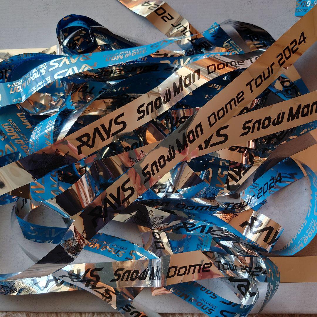SnowMan live tour 2024 RAYS 銀テープ フル3本 - メルカリ