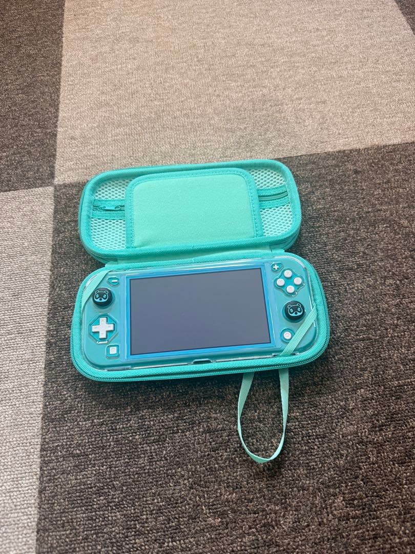 Nintendo Switch Lite アクアブルー ケース付き - メルカリ