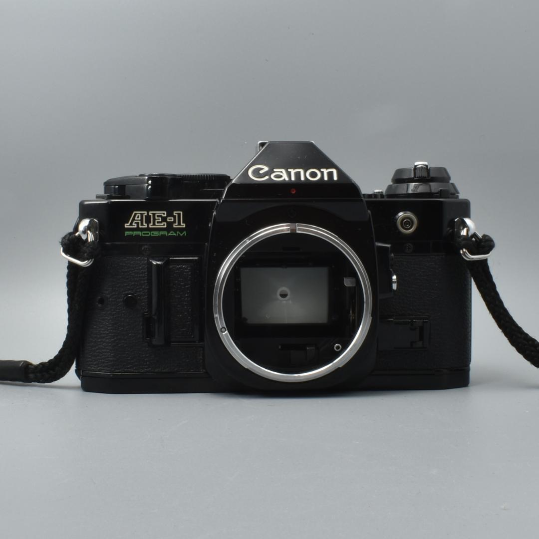整備済 完動 Canon AE-1 Program Black NFD F1.8