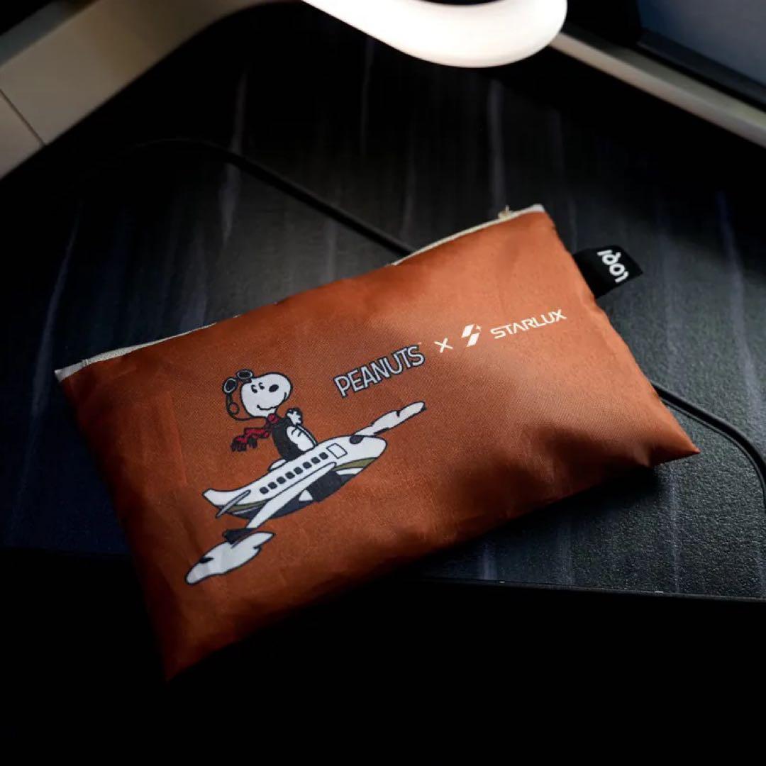 新品 スヌーピー LOQI スターラックス航空 ポーチ エコバッグ 匿名配送