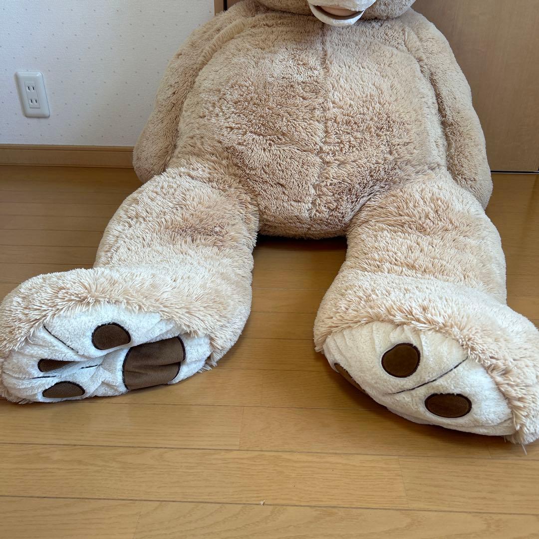 コストコ 特大 ベージュ クマ ぬいぐるみ - メルカリ