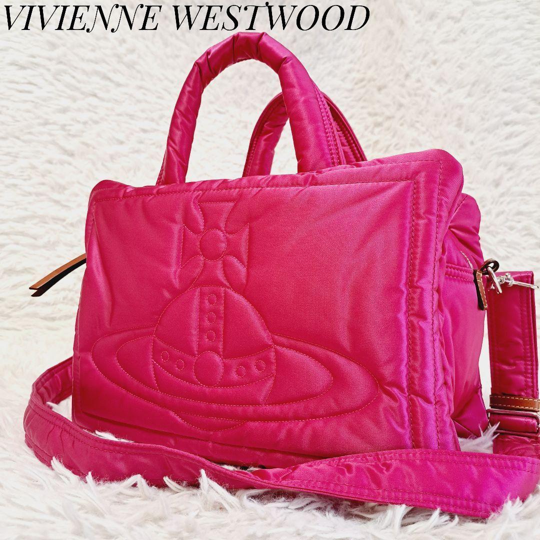 未使用級✨ヴィヴィアンウエストウッド アイダーダウン 2wayボストン