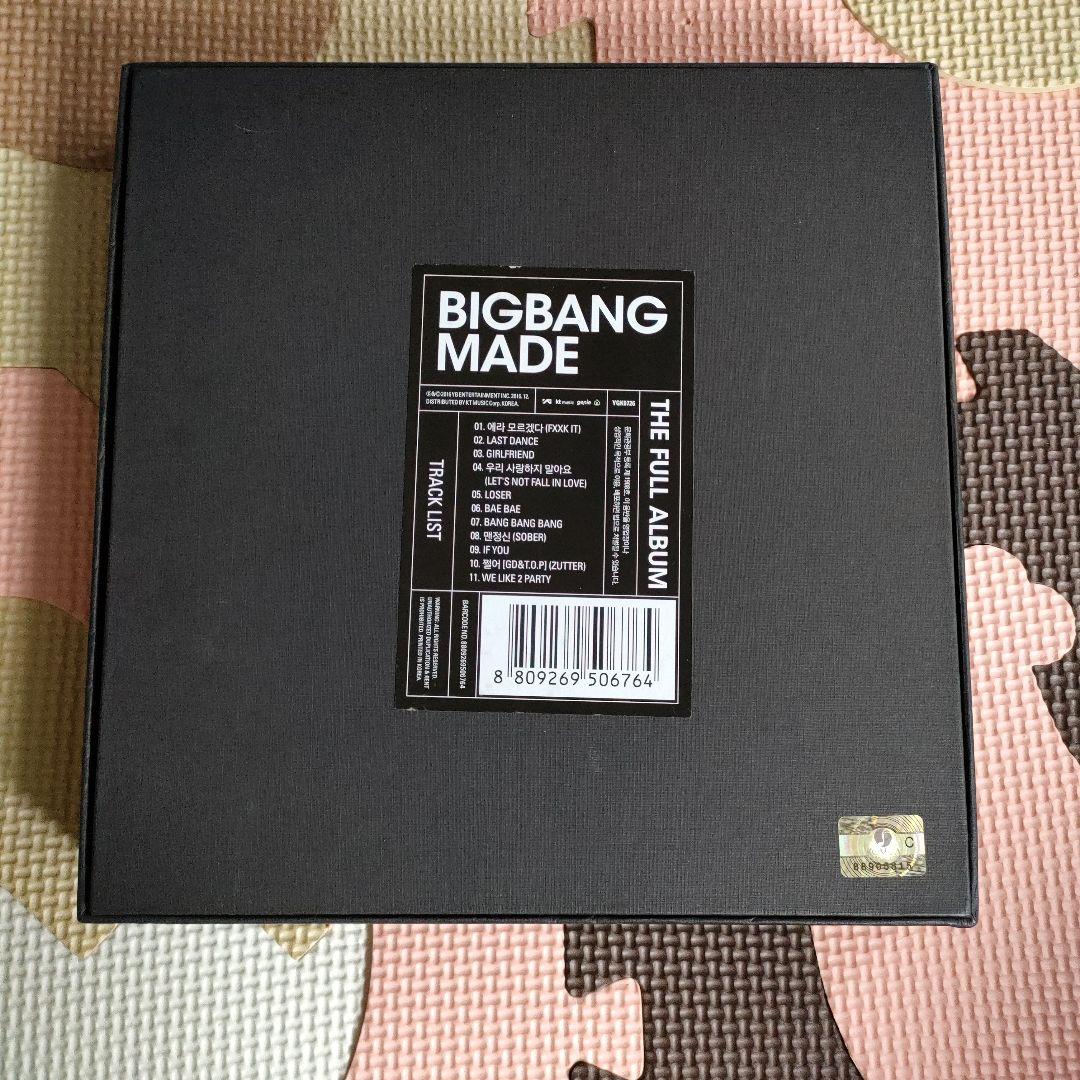 BIGBANG MADE THE FULL ALBUM 韓国盤CD 初回盤 木枠 - メルカリ