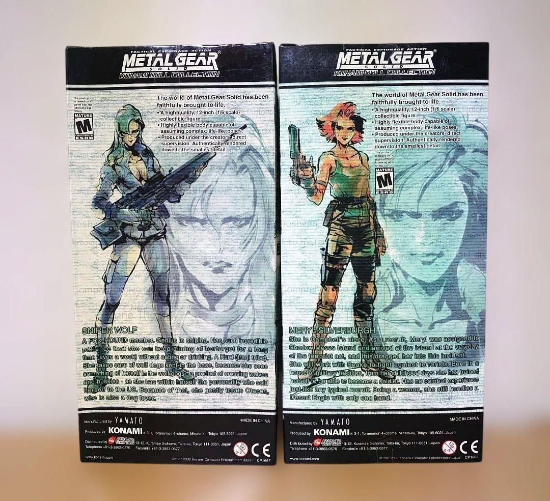 メタルギアソリッド コナミ スナイパーウルフ メリル ドール