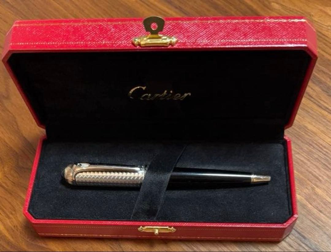 Cartier シルバーボールペン ケース付き