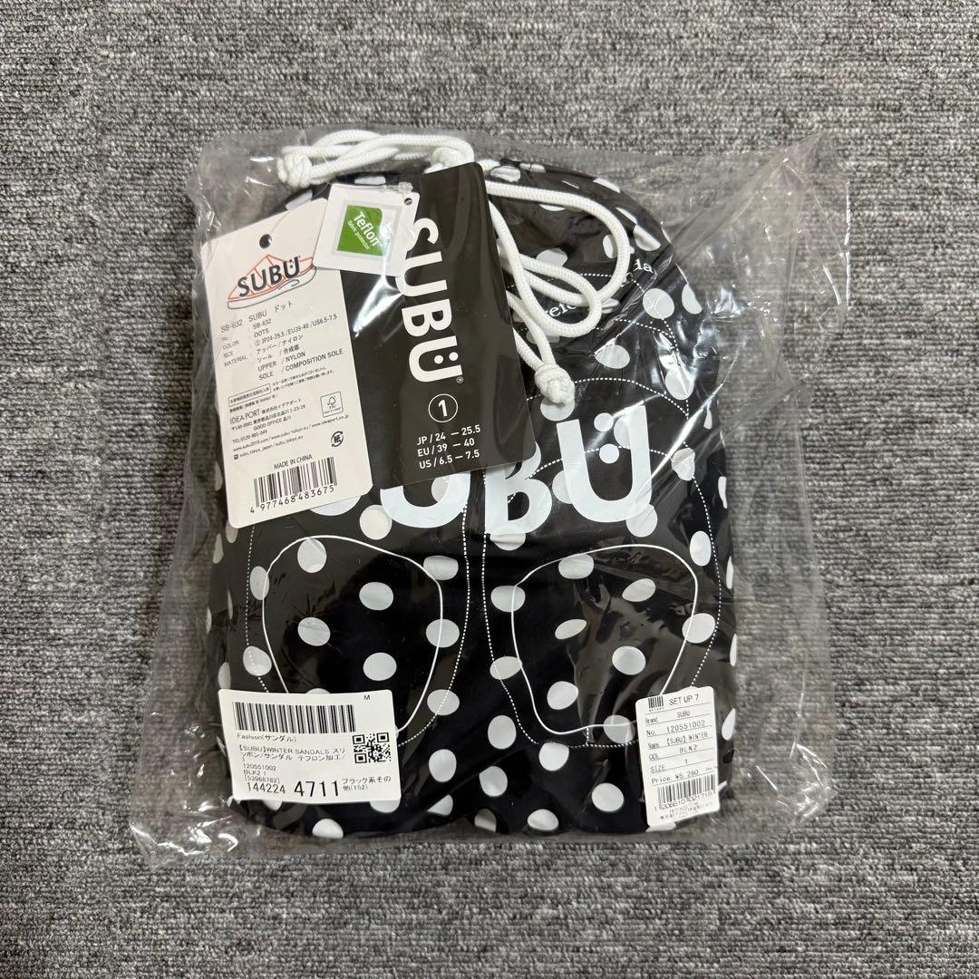 SUBU DOT ドット サンダル 1 24cm 25cm 25.5cm