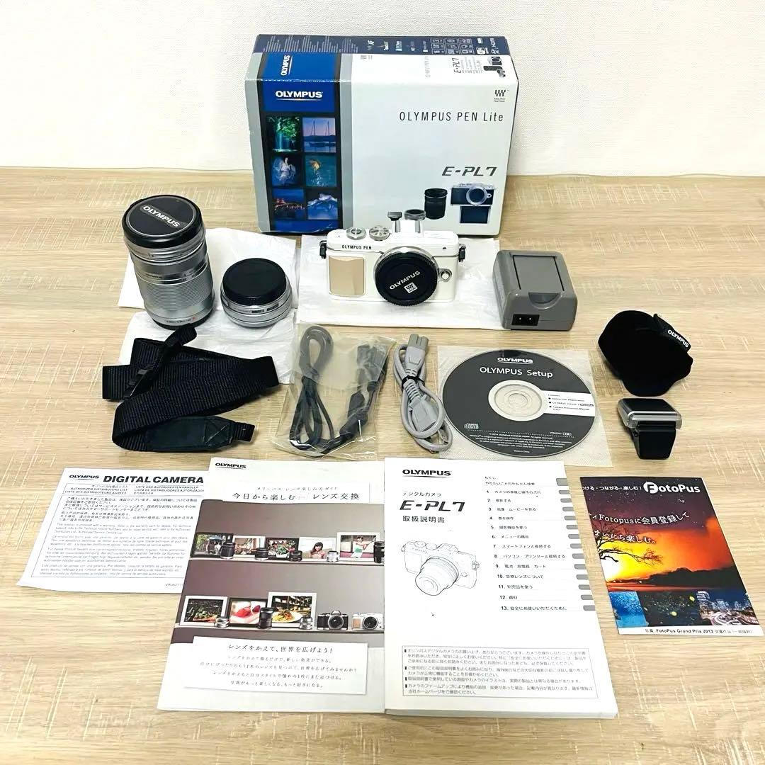 ★極美品★ OLYMPUS PEN Lite E-PL7 ダブルズームキット オリンパス OLYMPUS PEN Lite E-PL7 EZダブルズームキット 価格比較