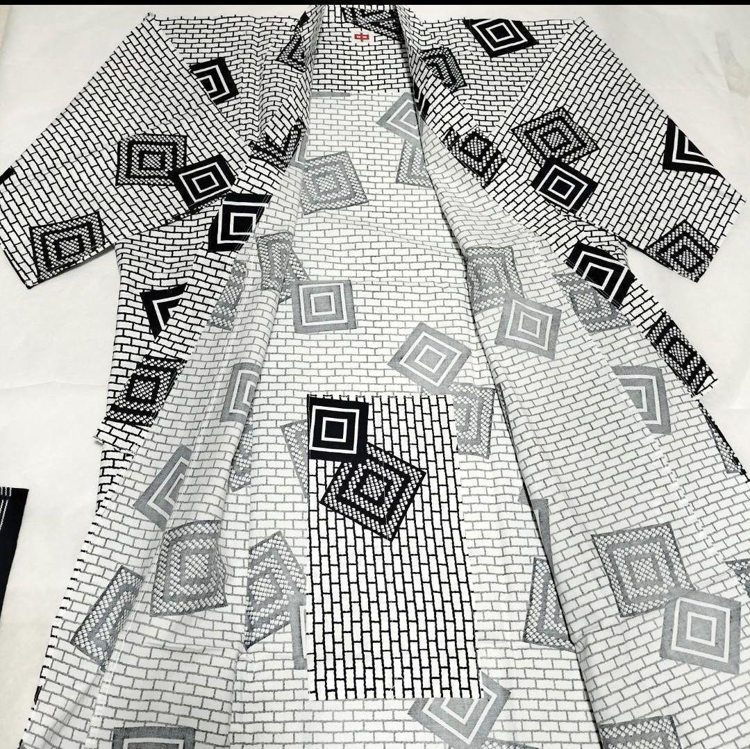 14 新品 旅館 浴衣 温泉 M L 業務用 男 レディース 女 白 青 寝巻き