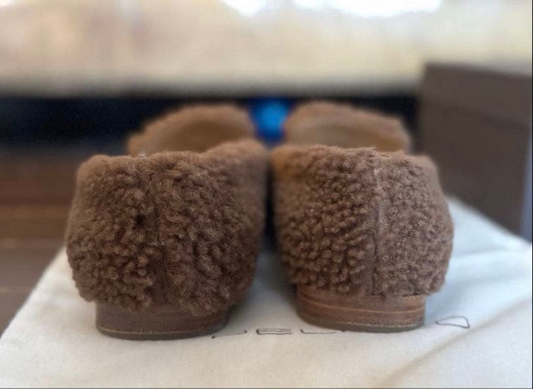 PELLICO ペリーコ　23.5cm ブラウンファー ローファー　美品