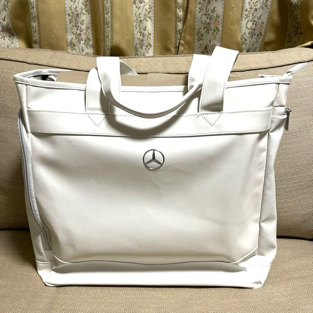 新品未使用 メルセデスベンツ × タイトリスト トートバッグ ホワイト