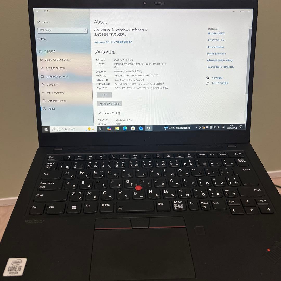 Intel Core i5 8GB RAM 256GB SSD ノートPC HP Business Laptop, 15.6