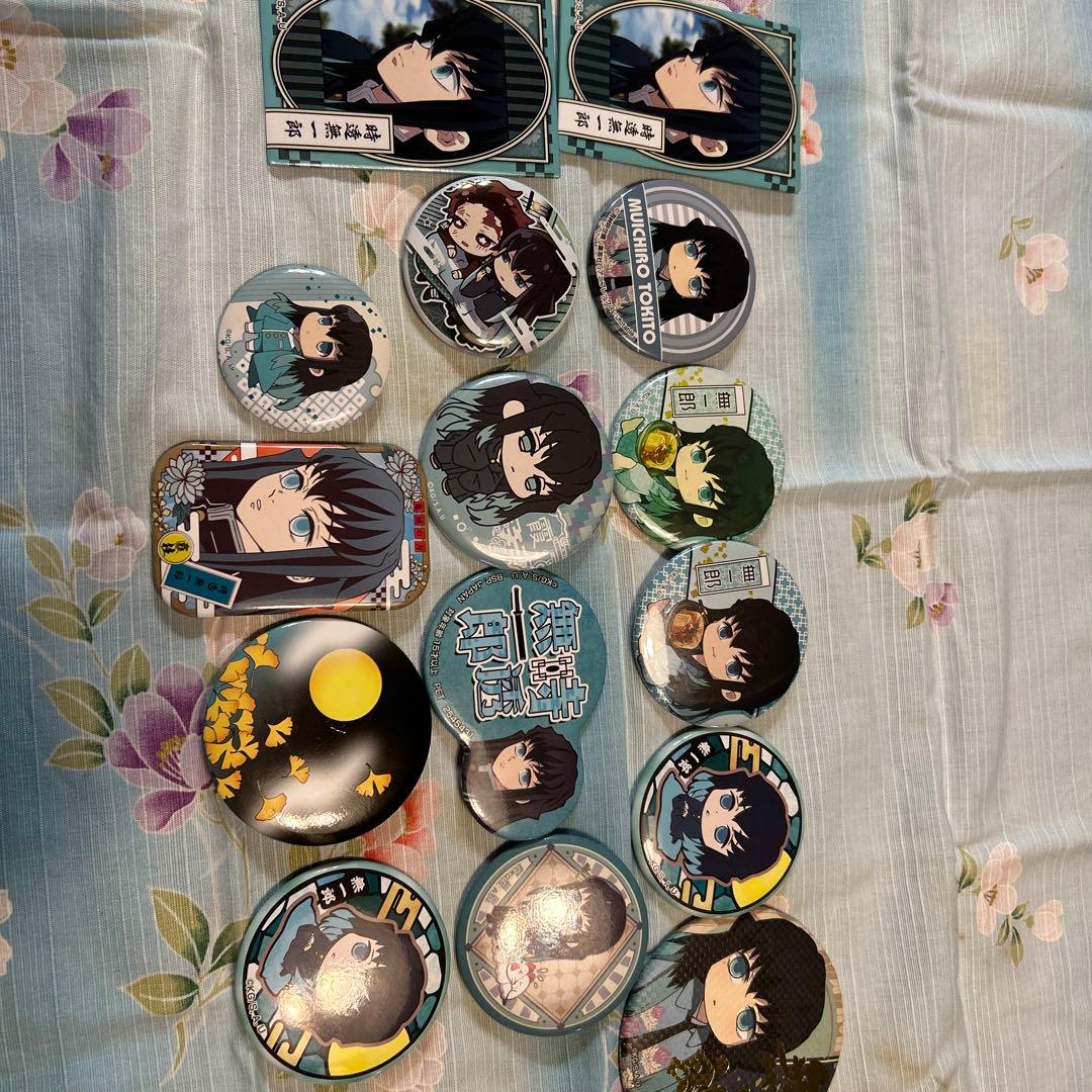 鬼滅の刃時透無一郎缶バッジまとめ売り(おまけ付き) - メルカリ