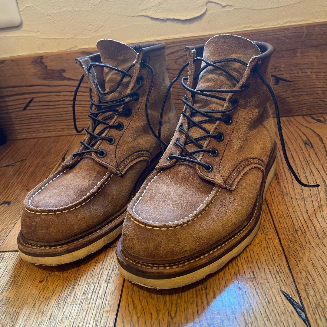 RED WING レザー ブーツ 9 (USA) 楽天市場】RED WING（レッドウイング） USED 9ホールレザーシューズ