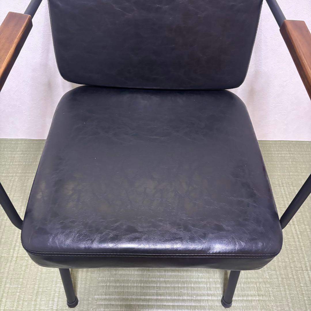 ダイニングチェア ダイニングソファー 黒 ブラック バーネイションソファ