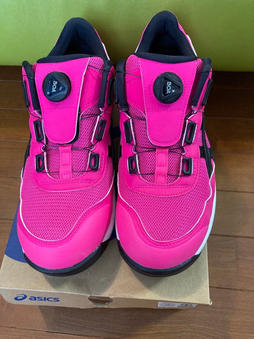 綺麗 ASICS ピンク 安全靴 BOAシステム 27.0cm - メルカリ