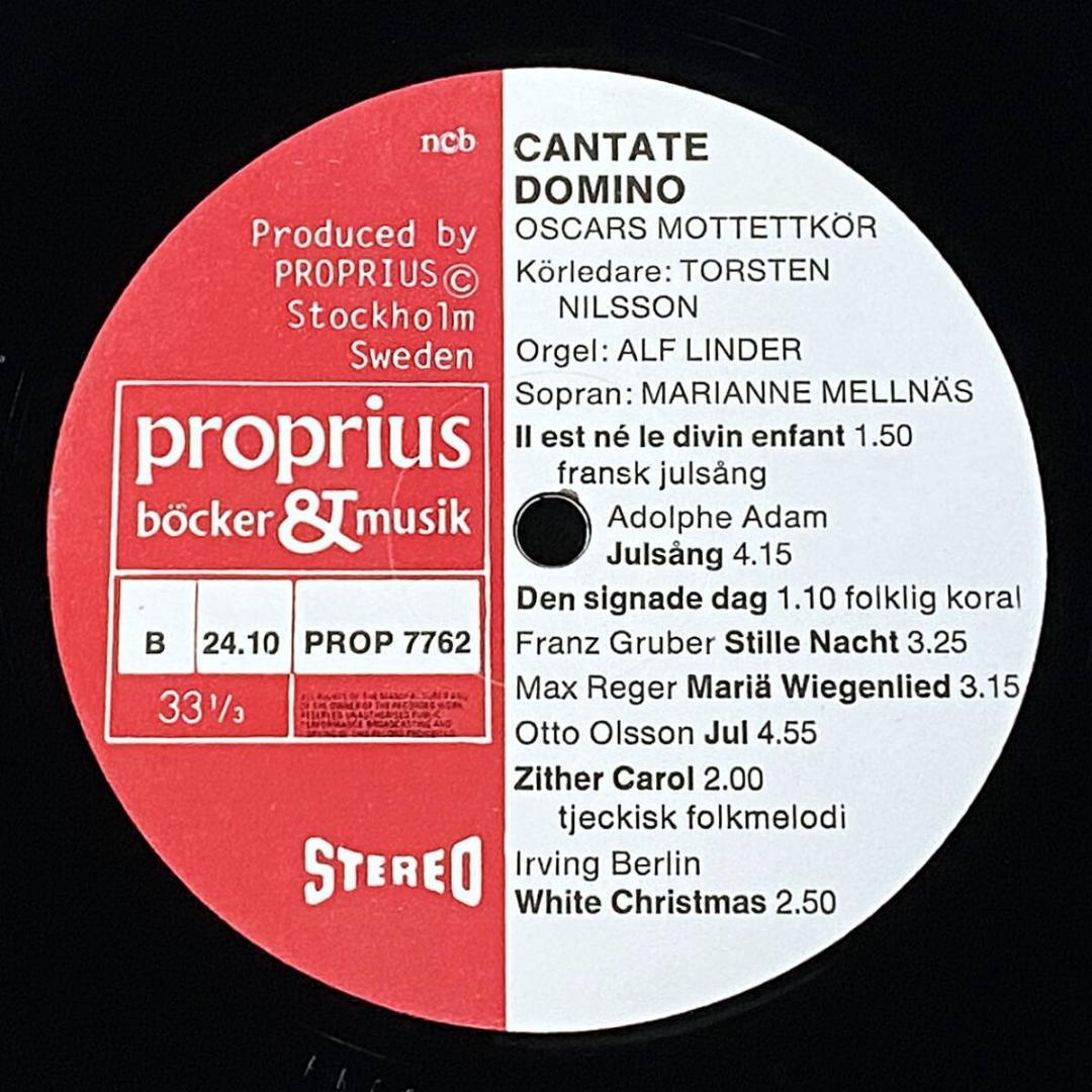 ★超絶美品！SWE完全初出【白地青文字ジャケ/解説リーフ付】 カンターテ・ドミノ