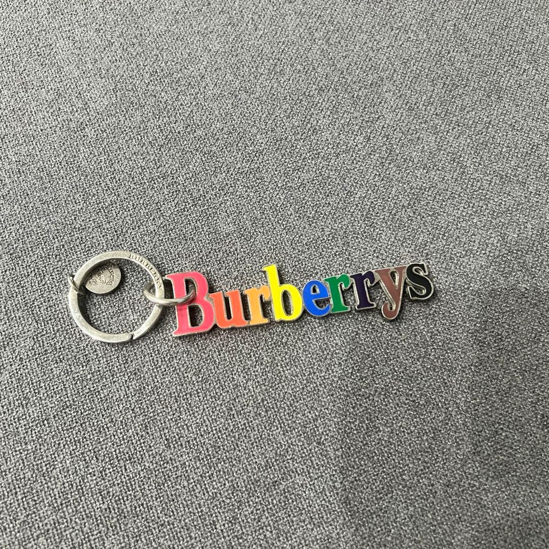 【Burberry】キーホルダー BURBERRY（バーバリー） キーリング LOGO KEY CHAIN 8071076 A8407