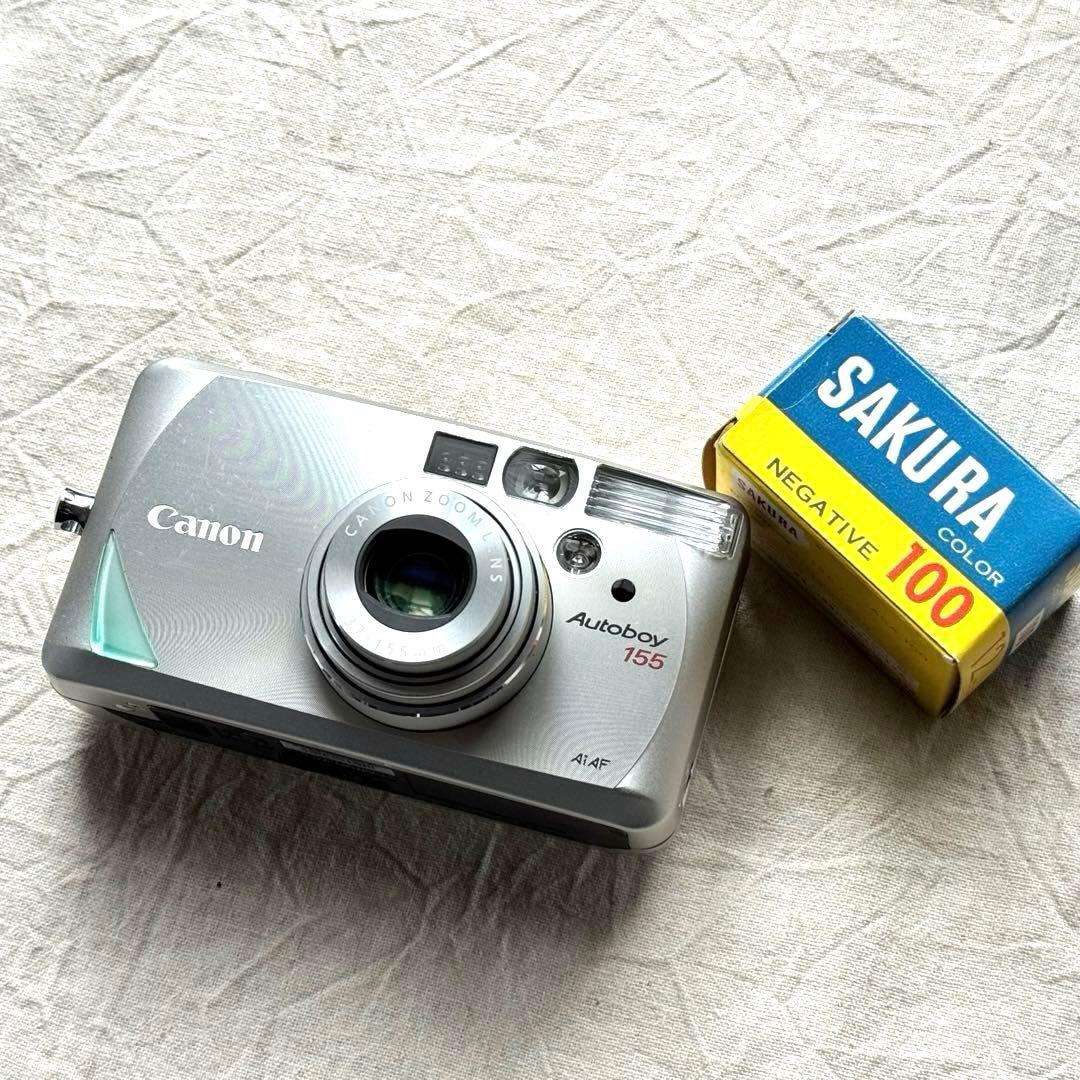 ⌘完動品！ 電池付き、作例あり！ Canon Autoboy 155⌘ 作例レビュー】Canon Autoboy 155｜#わたしのカメラ｜キャノンの